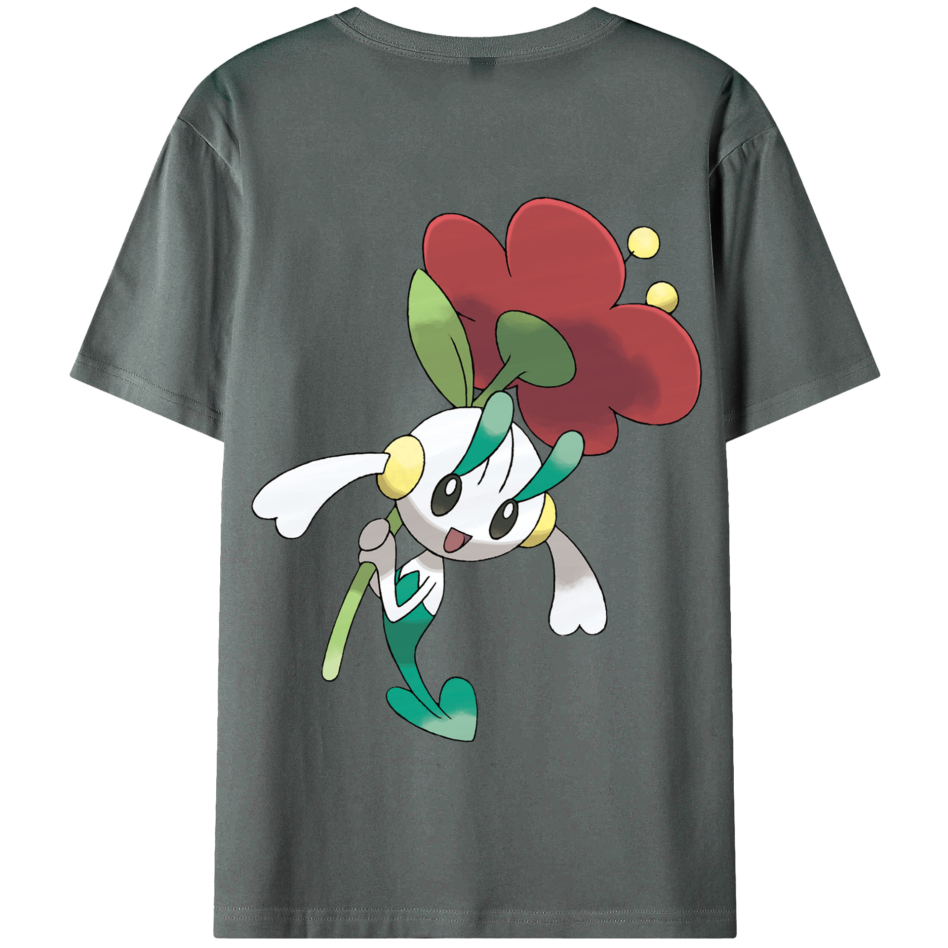 （画像用） ポケットモンスター Pokémon 綿100％半袖Tシャツ（背面プリント）